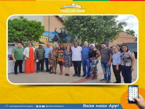 O Prefeito Benedito Coroba participou do encerramento das celebrações pelo Dia de Negro Cosme em Itapecuru.