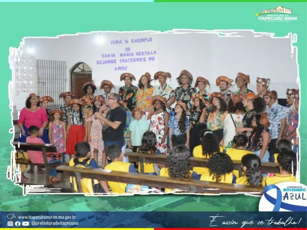 A Orquestra de Meninas e Meninos de São Caetano (PE), se apresentou ontem (08 de novembro), na comunidade Leite.