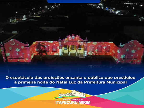 A gestão municipal deu início com entusiasmo às festividades do Natal Luz 2023