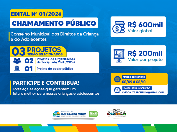 EDITAL 001/2026 - CMDCA